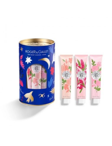 Coffret Noël Roger & Gallet Trio Crèmes Mains Bienfaisantes 