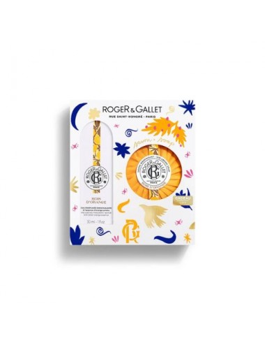 Coffret Noël Roget & Gallet Eau Parfumée & Savon Bois d'Orange