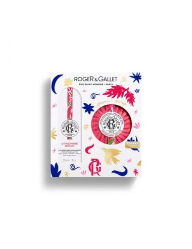 Coffret Noël Roger & Gallet Eau parfumée & Savon Gingembre Rouge 