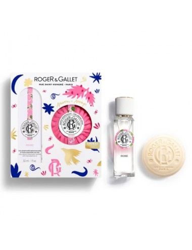 Coffret Noël Roger & Gallet Eau Parfumée & Savon Rose 