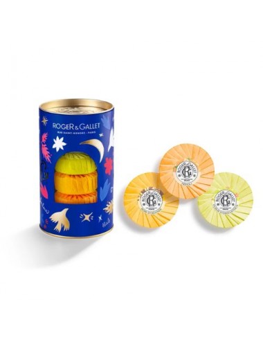 Coffret Noël Roger & Gallet Trio de Savons Bienfaisants 