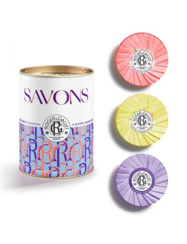 Coffret Roger & Gallet 3 Savons Bienfaisants Flower Power 