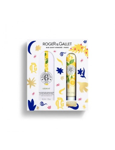 Coffret Noël Roger & Gallet Eau Parfumée et Crème Mains Cédrat 