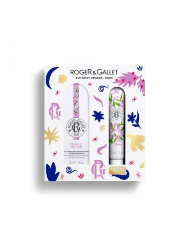 Coffret Noël Roger & Gallet Eau Parfumée & Crème Mains Feuille de Thé 