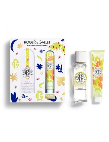 Coffret Noël Roger & Gallet Eau Parfumée & Crème Mains Fleur d'Osmanthus 
