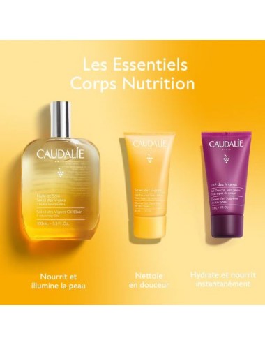 Coffret Noël Caudalie Les Essentiels Corps Soleil des Vignes