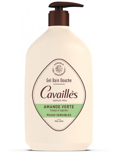 Rogé Cavaillès Gel Bain Douche Amande Verte 1L