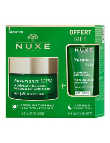 Nuxe Nuxuriance Ultra Kit Crème Riche Anti-Âge Globale (50ml) et Crème Nuit Anti-Âge Globale (15ml)