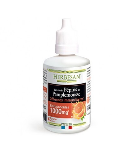 Herbesan Extrait de Pépins de Pamplemousse 1000mg 50ml