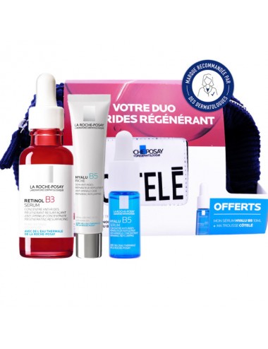 Trousse La Roche-Posay Anti-Âge : Retinol B3 Sérum 30ml + Hyalu B5 Crème Riche 40ml + Mini Sérum 10ml?