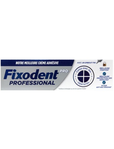 Fixodent Pro Professional Crème adhésive 40g