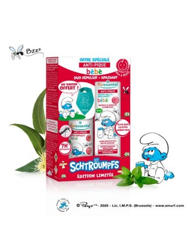 PURESSENTIEL DUO REPULSIF + APAISANT BEBE